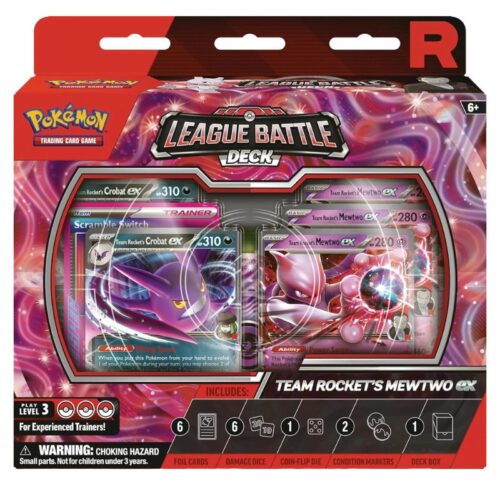 Set Cartas Team Rocket´s Mewtwo Ex The Pokémon Company TCG Pokémon Anime ING