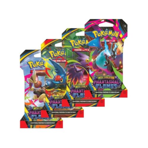 Sobre Mega Evolution - Llamaradas Fantasmales The Pokémon Company TCG Pokémon Anime ESP