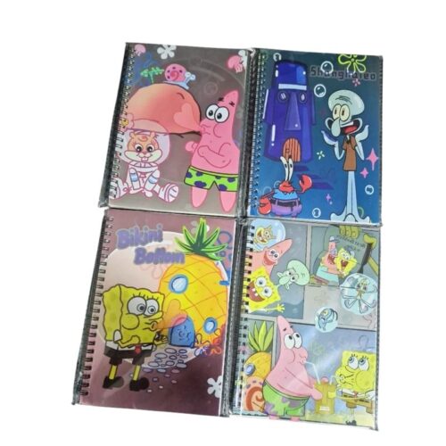 Agenda / Cuaderno Bob Esponja PT Animados Metalizados Unidad