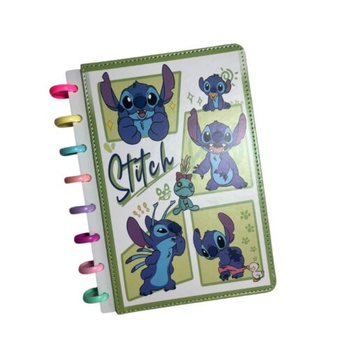 Agenda / Cuaderno Stitch PT Disney Argollado