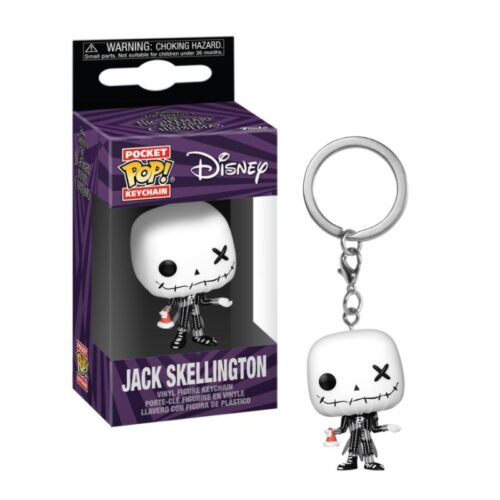 Llavero Jack Skellington (Patchwork) Funko Pop! The Nightmare Before Christmas Disney