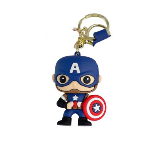 Llavero Goma Capitán América PT Marvel