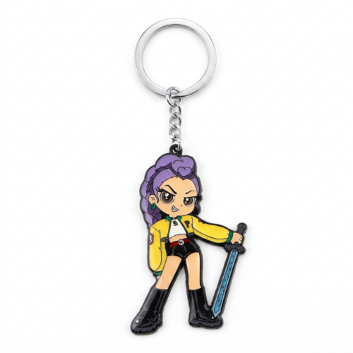 Llavero Rumi PT K-Pop Demon Hunters Animados Metal