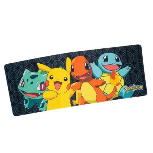 Pad Mouse Bulbasaur, Pikachu, Charmander y Squirtle PT Pokémon Anime Largo