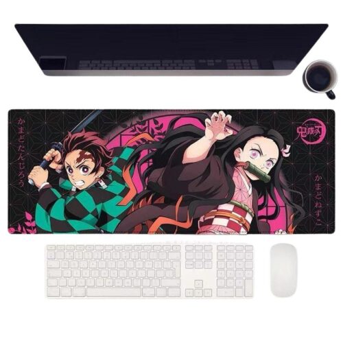 Pad Mouse Tanjiro y Nezuko Kamado PT Kimetsu no Yaiba Anime Largo