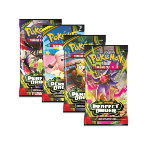 Sobre Cartas Mega Evolution – Perfect Order The Pokémon Company TCG Pokémon Anime ING