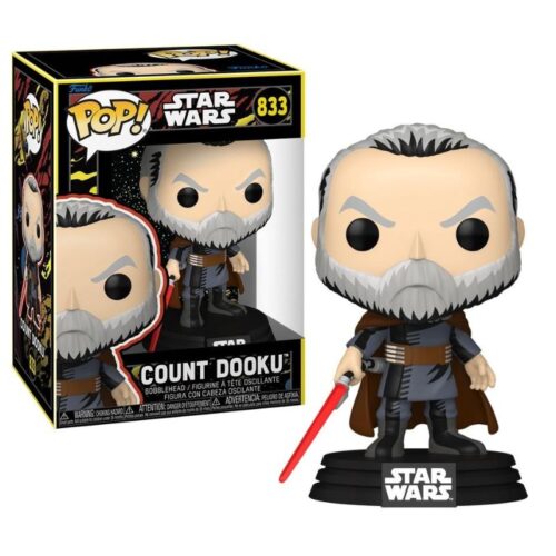 Figura Count Dooku (Retro) Funko Pop! Star Wars 833