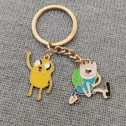 Llavero Finn el Humano y Jake el Perro PT Hora de Aventura Animados