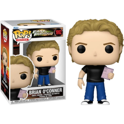 Figura Brian O'Conner Funko Pop! Fast & Furious Ciencia Ficción 1992