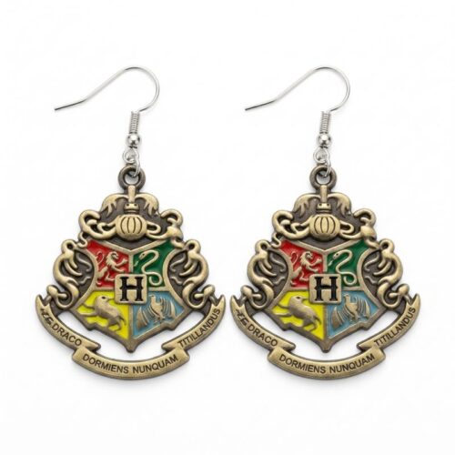 Aretes Hogwarts PT Harry Potter Fantasia