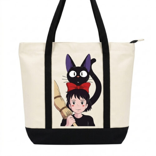 Tote Bag / Bolso Jiji y Kiki PT Studio Ghibli Anime