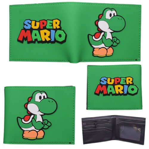 Billetera Yoshi PT Super Mario Bros. Videojuegos Goma