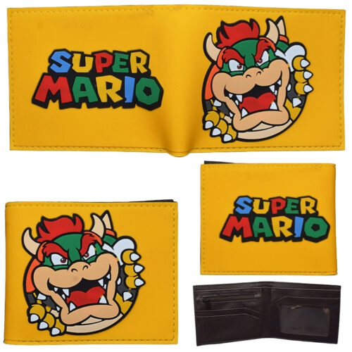 Billetera Bowser PT Super Mario Bros. Videojuegos Goma