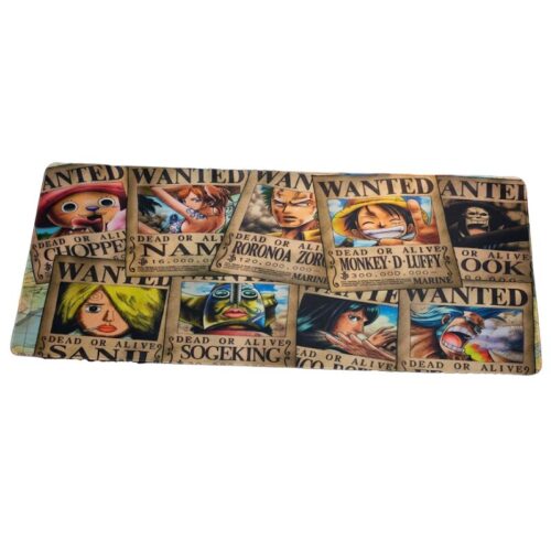 Pad Mouse Se Busca Sombreros de Paja PT One Piece Anime Largo