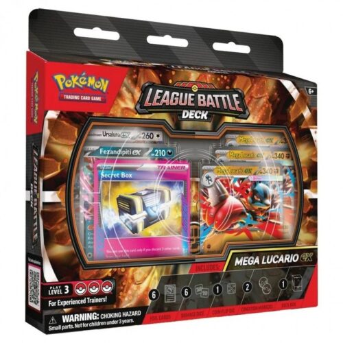 Set Cartas Mega Lucario ex League Battle Deck The Pokémon Company TCG Pokémon Anime ING