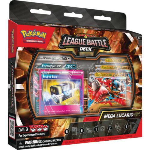Set Cartas Mega Lucario ex League Battle Deck The Pokémon Company TCG Pokémon Anime ESP
