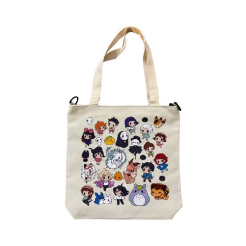 Bolso Tote Bag Personajes Varios PT Studio Ghibli Anime